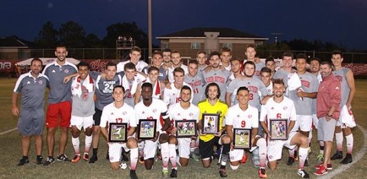 Emotional Senior Night for men’s soccer team