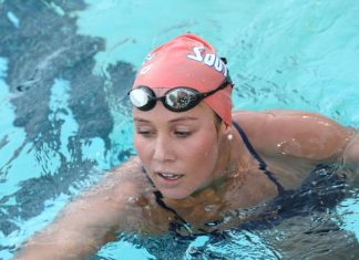 Gavin breaks school record but not enough to escape defeat