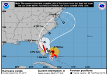 Florida Southern affected by Hurricane Dorian