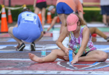 Greek organizations re-paint Duke Place