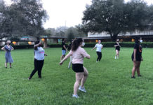 Students learn Afrobeats dance style