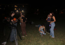 Astronomy club meets in the night to stargaze