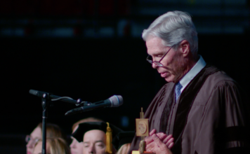 Commencement | 84th Honorary Chancellor named, Bravard wins distinguished professor