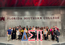 SGA recognized clubs Enactus and Delta Sigma Pi
