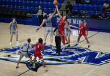 Men’s basketball’s historic season ends with playoff loss