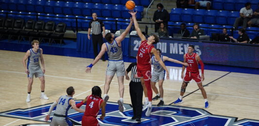Men’s basketball’s historic season ends with playoff loss