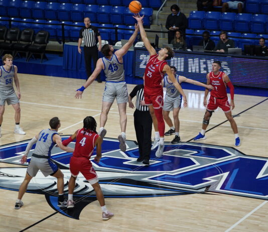 Men’s basketball’s historic season ends with playoff loss