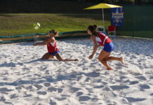 Mocs compete in first-ever SSC Beach Volleyball Championship
