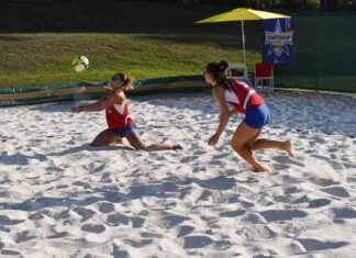 Mocs compete in first-ever SSC Beach Volleyball Championship