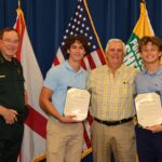 Students receive Sheriff’s Commendation for saving Lakeland man’s life